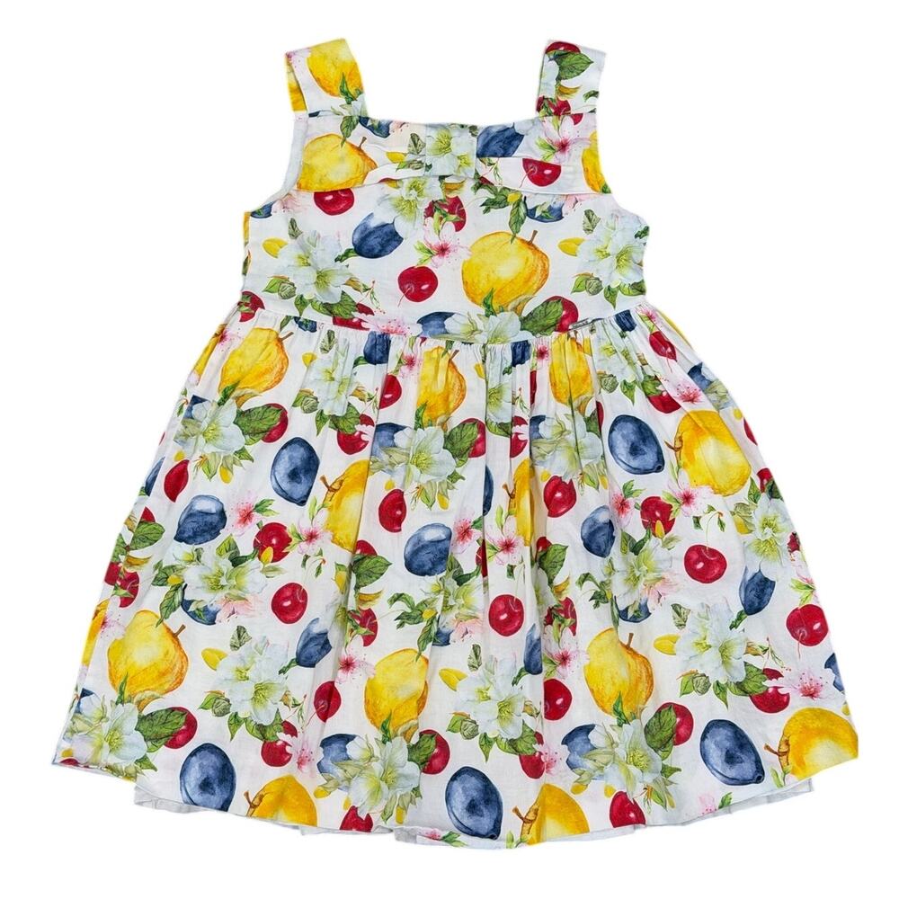 Mayoral Girls Fruit Dress Size 5